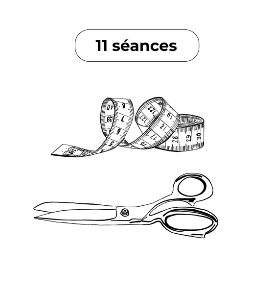 Cours de couture 11 séances